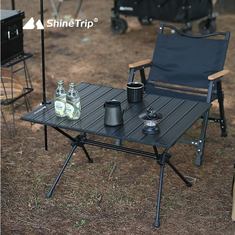 Outdoor Adjustable Portable Folding Table Aluminum Alloy Table Outdoor Camping Picnic BBQ