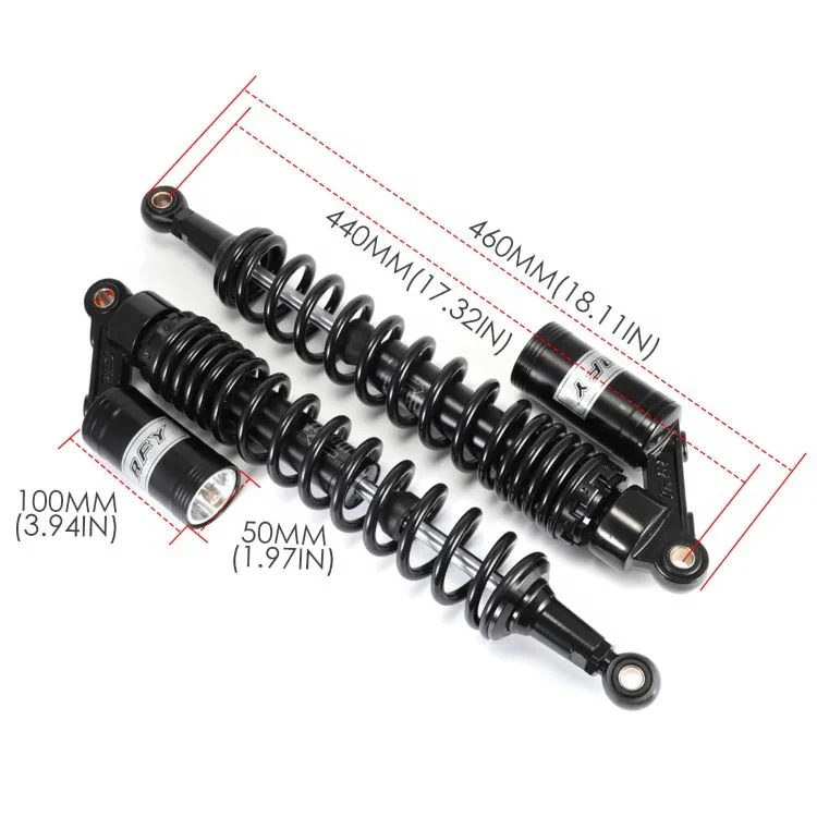 rfy 8mm spring 440MM motorcycle shock absorber for  CR250  ATV