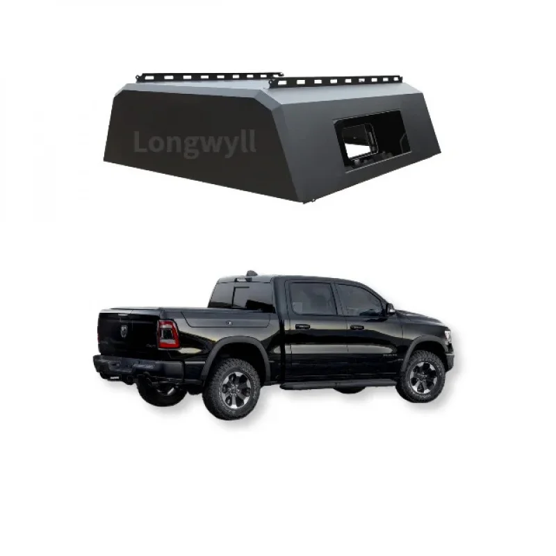 

Waterproof Truck Canopy for Off-Road Use Ram Heavy-Duty Truck Cap with Roof Racks
