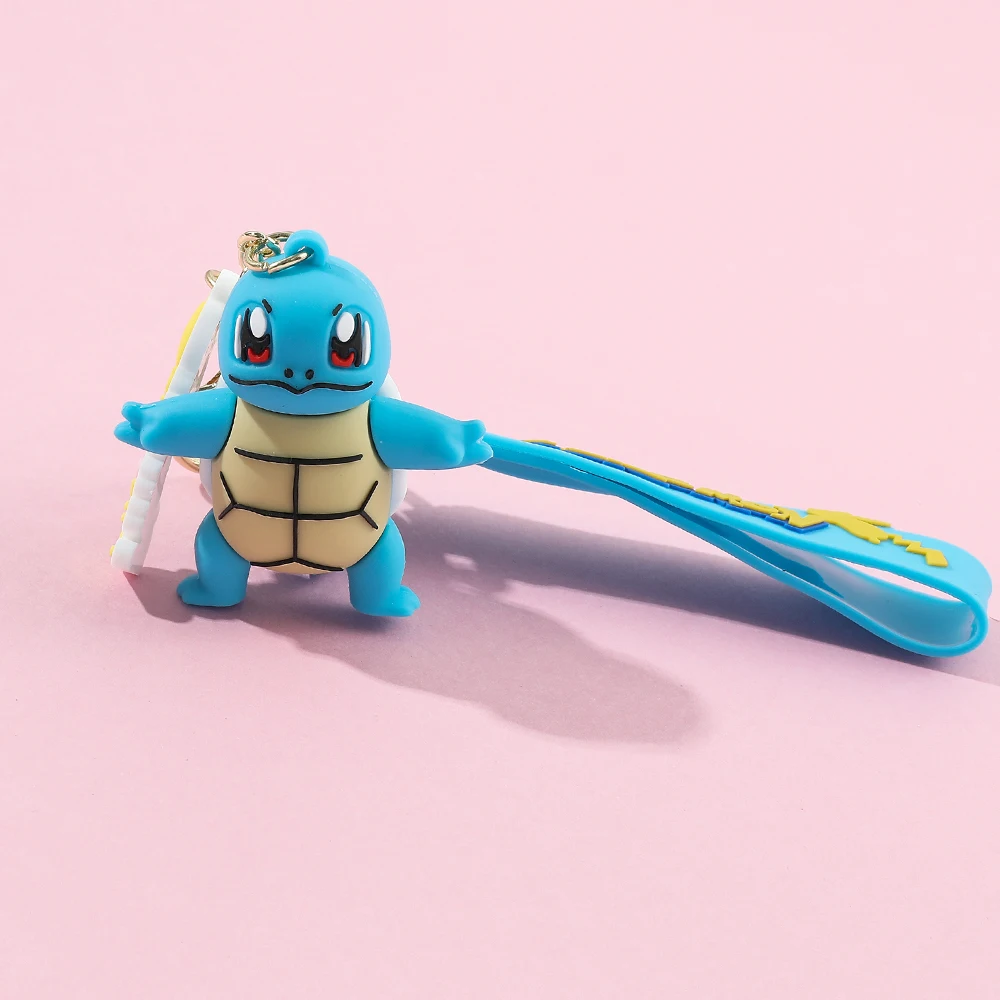 Pokémon sleutelhangerset - schattige Pikachu & Friends Q-versie sleutelhanger, anime rugzak charme, Kawaii cadeau voor fans en koppels (verjaardag