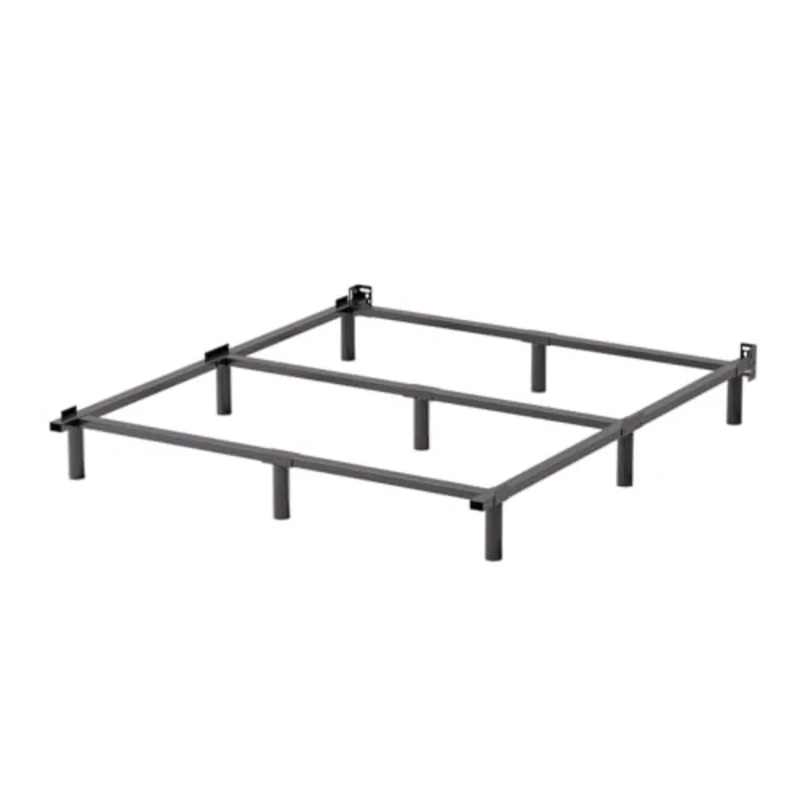 

Metal Bed Frame, Hith Bed Base Support for Box Spring and Mattress Foundation, Heavy Duty Basics Bed Frames, Noise Free, Easy A