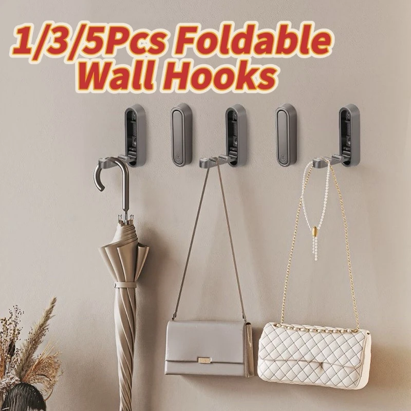 Invisible Folding Clothes Hook, Entrance Foyer, Single Bathroom, Shoe Cabinet, Clothes Hook, Punched Hole, Fixed Wall Hanging