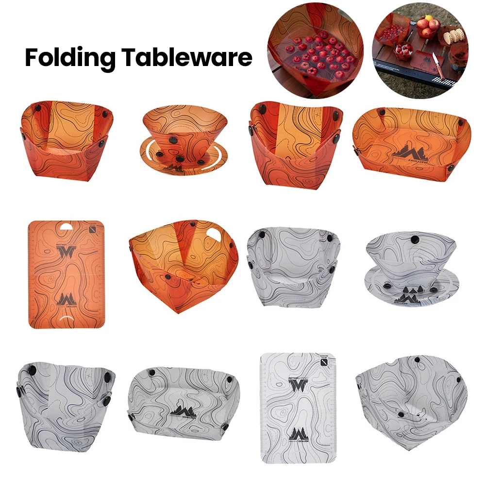 

Легкая складная посуда для улицы, портативная миска, обеденная тарелка, фильтр для кофе, воронка, чашка для воды, многофункциональная посуда для кемпинга