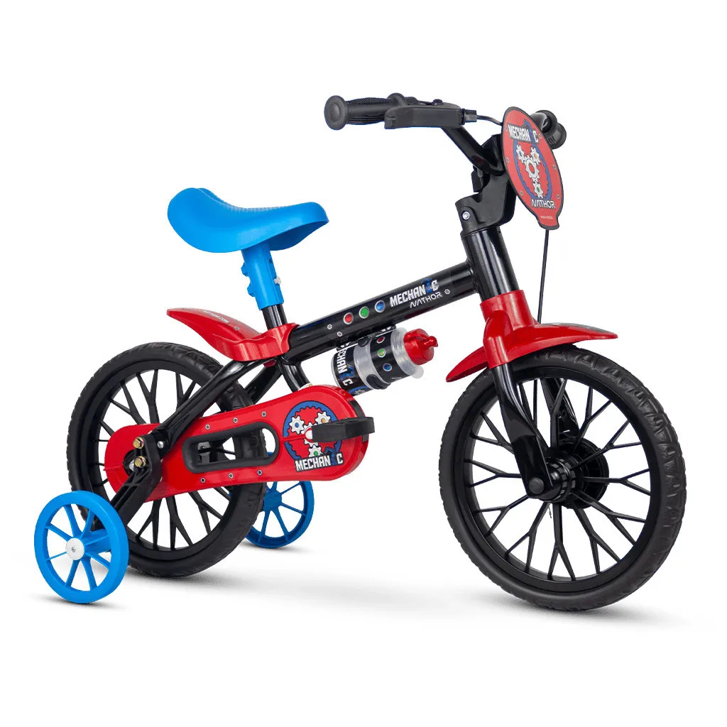 Nathor Mechanic Children's Bike Black and Red Arrow Bike 12