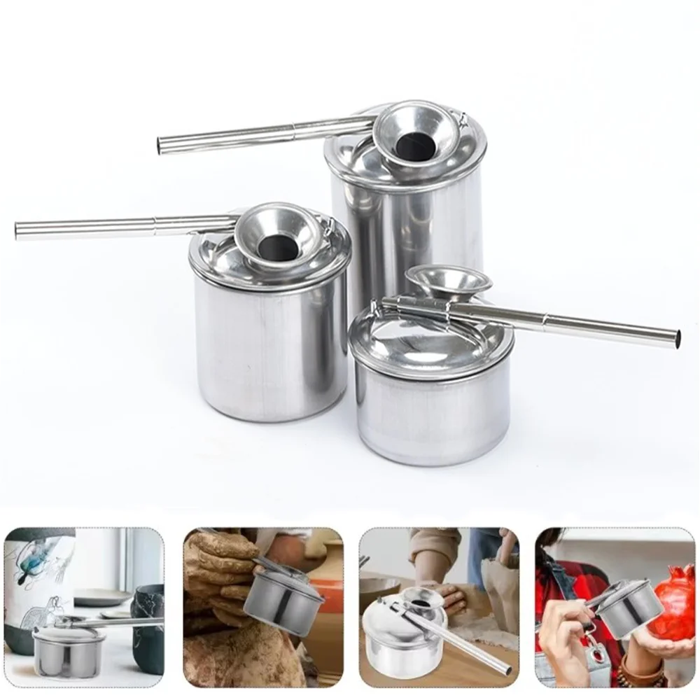 100ML/200ML/300ML Stainless Steel Paint Glaze Spray Bottle - Leak-proof metal atomizer with ergonomic handle, suitable for ceramics, clay art, DIY crafts, pottery tools