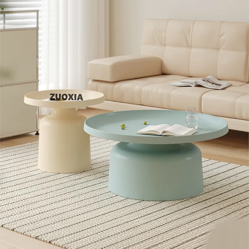 Scandinavian Small House Martini Cream Style Round Coffee Table Modern Simple Ins Living Room Household Sofa Side Table