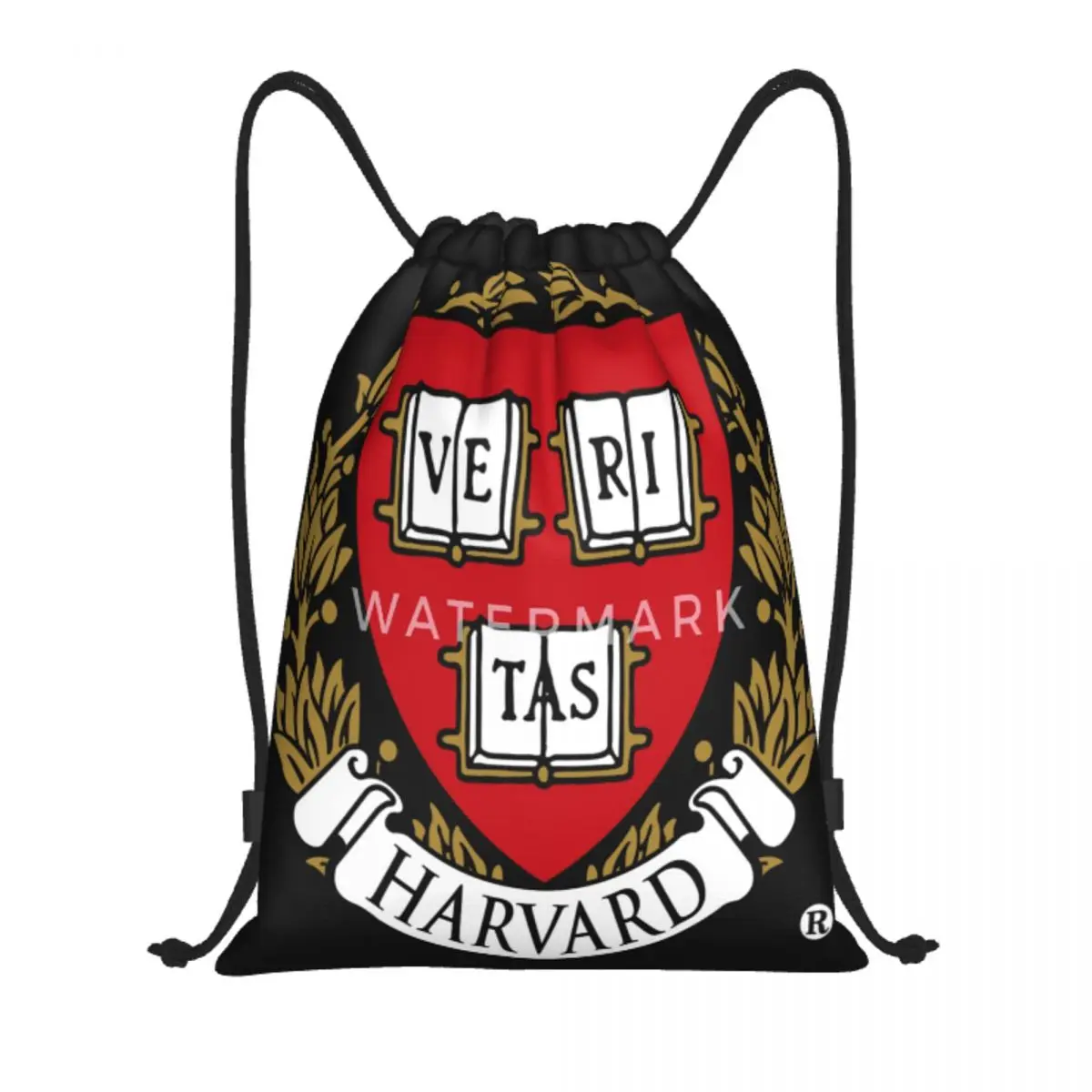 Harvard University Drawstring Bags,Backpack Holiday Durable Suitable For Daily Nice gift Customizable