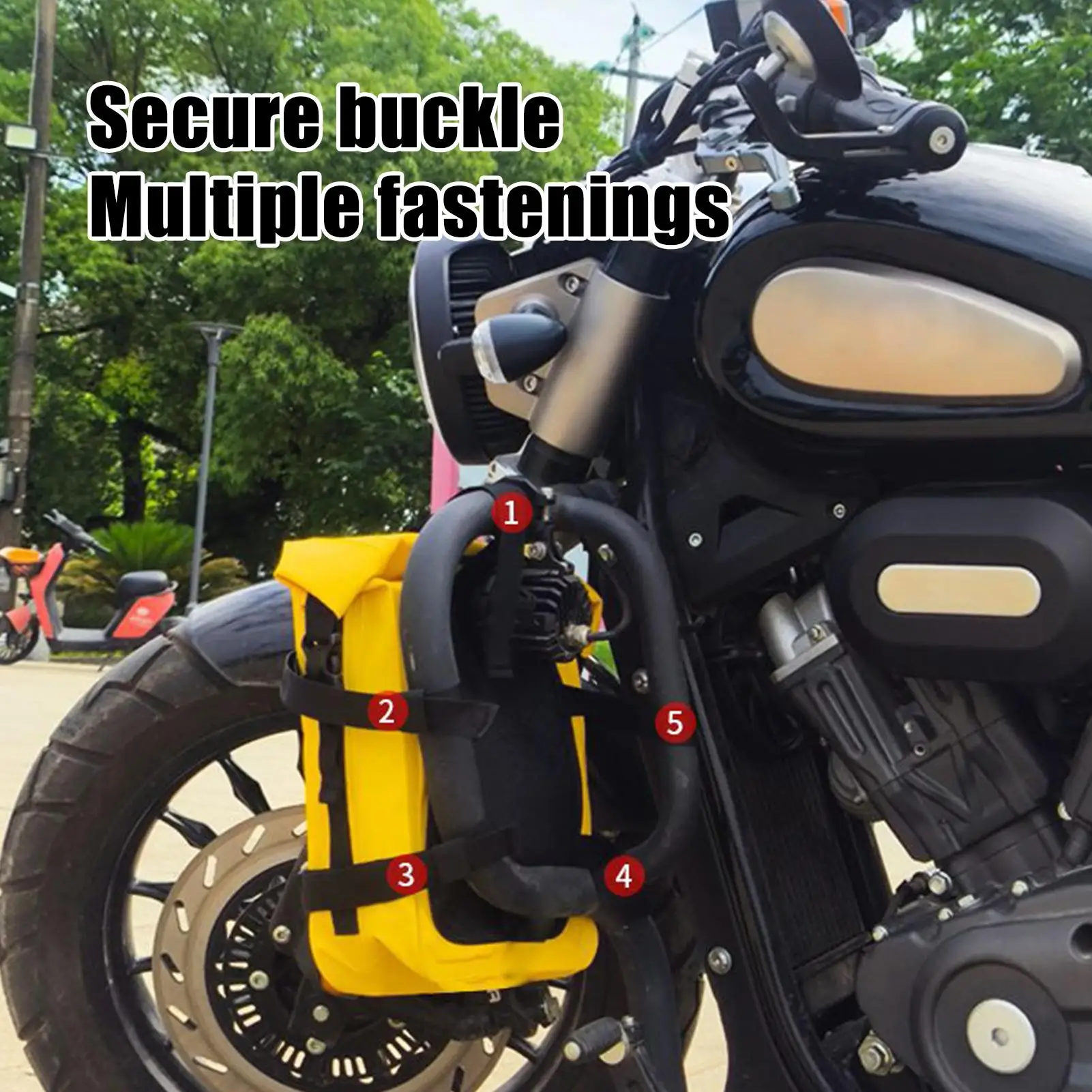 

Motorcycle Crash Bar Bags Waterproof Backpack Saddle Bag For Long Distance Touring Daily Commuting Outdoor Adventure Road Trip