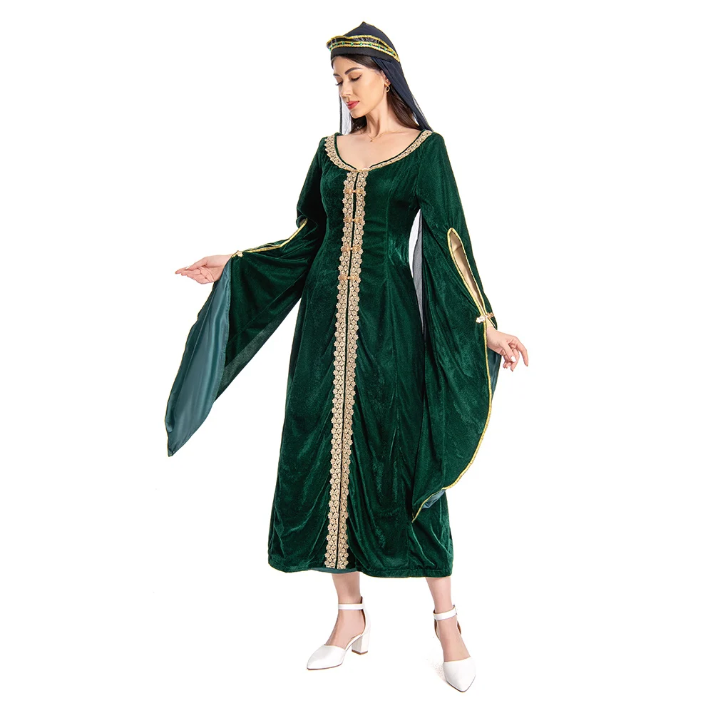 Alicent Cosplay Robe pour Femme, Film Dragon Roleplay, Net Costume, Voile, Halloween, Carnaval, Déguisement de ix, Trempé