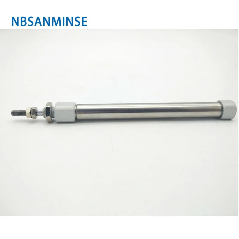 Mini Cylinder CDJ2B10 Stainless Steel Pneumatic Pen Type Double Output Adjustable Single Actuating Cylinder