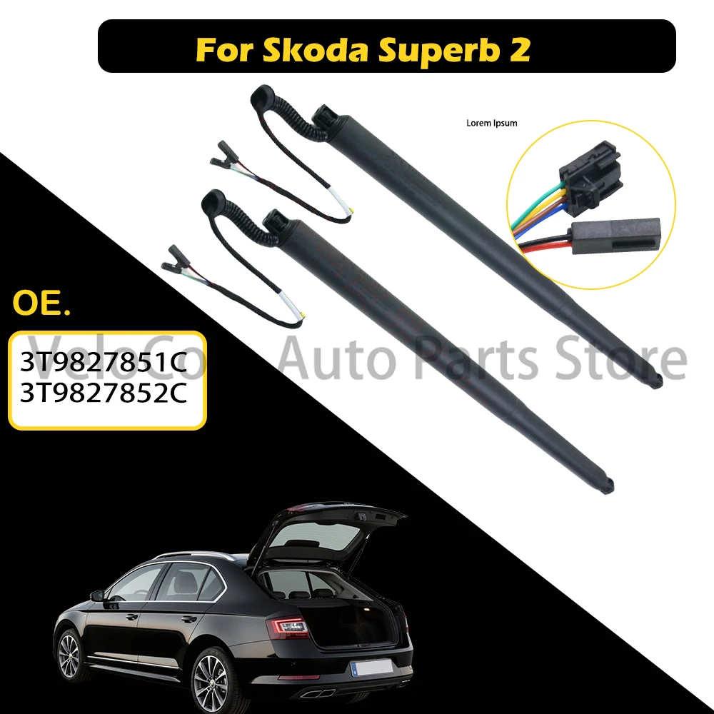 

Precision FitF For 2010-2015 Skoda Superb 2 Trunk Lift Support 3T9827851C 3T9827852C Electric Tailgate Strut