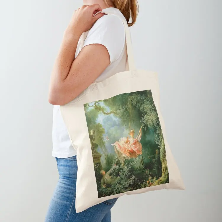

fragonard The lucky chances of the swings Tote Bag Shopper bag Gift bag custom tote Portable shopping
