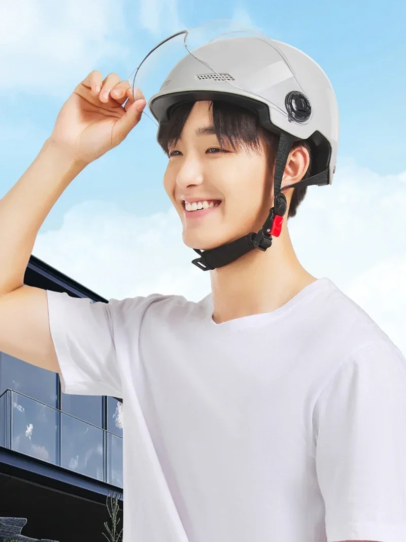 

2025 шлем для электрического велосипеда, мотоциклетный шлем для мужчин и женщин, полушлем летом