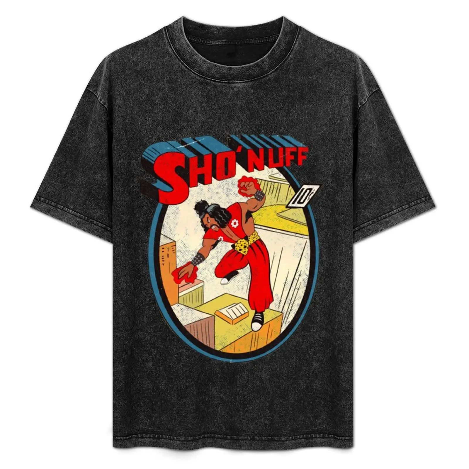 

Sho Nuff T-Shirt animal prinfor boys customizeds oversized graphic tee plus sizes Men's t-shirts