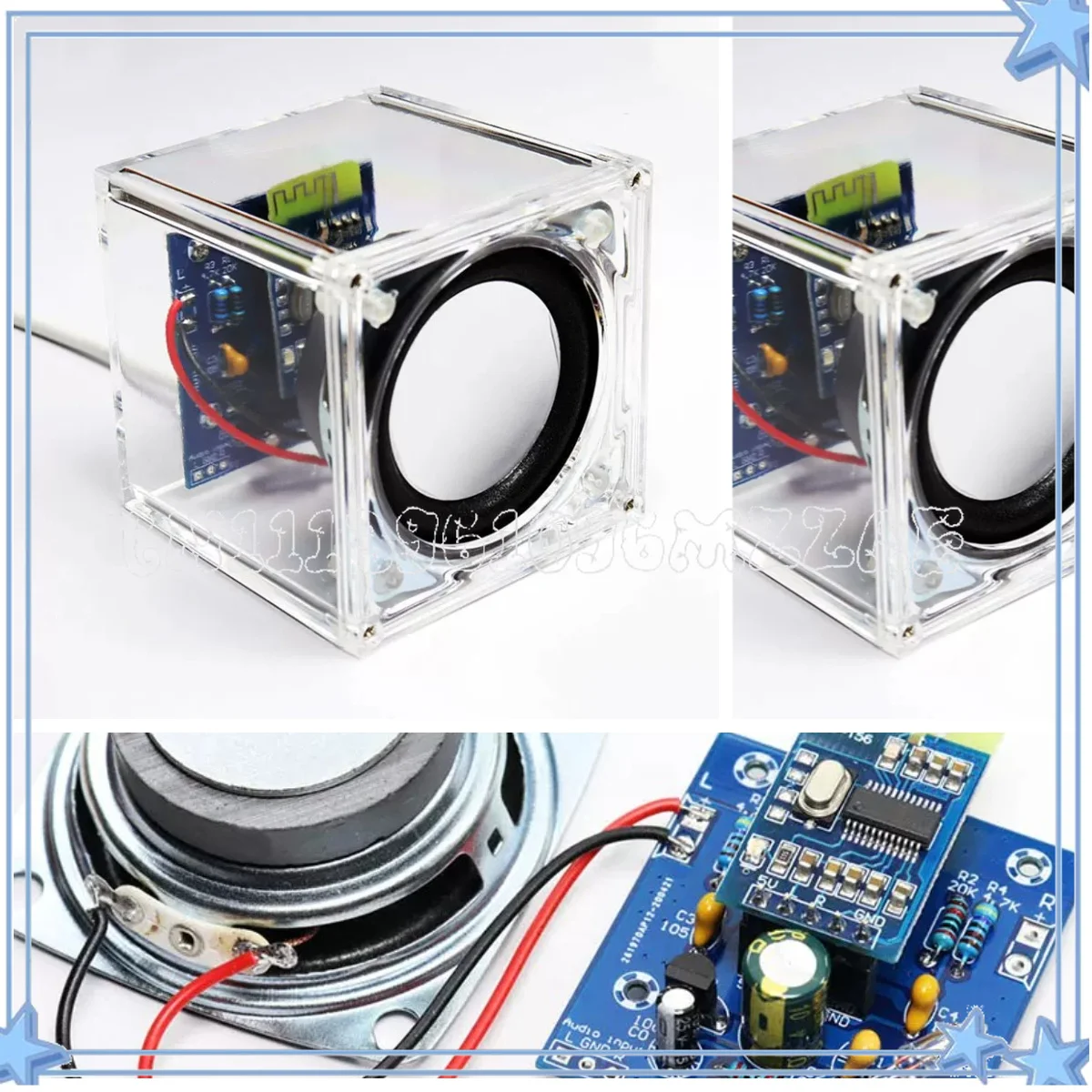 Bluetooth Speaker Production Kit, Small Audio Parts, Electronic DIY Small Production, Small Power Amplifier, Mobile Phone