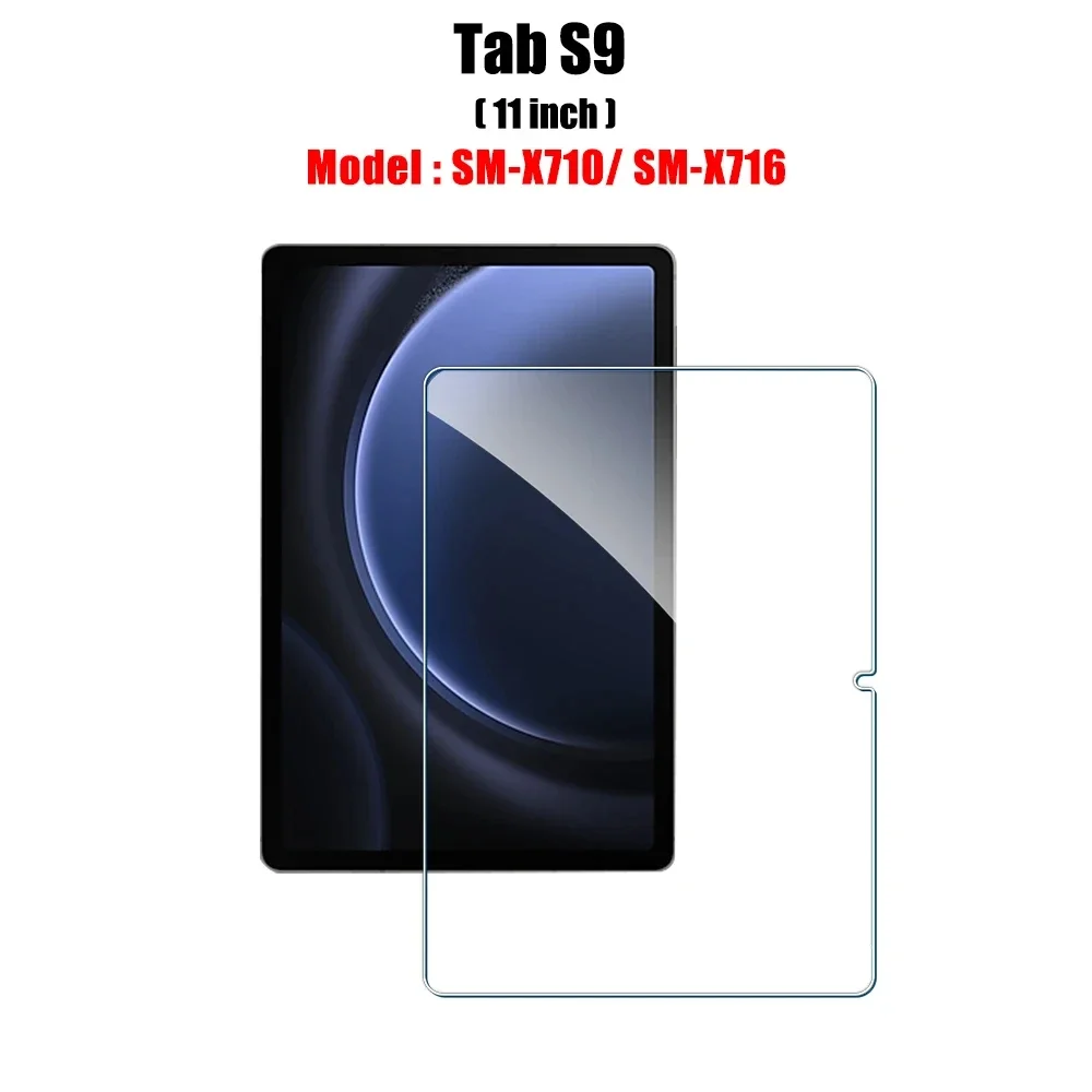 

2 Pieces FOR Samsung Galaxy Tab S9 11inch Protective Film Scratch Proof Tempered HD Glass Screen Protector