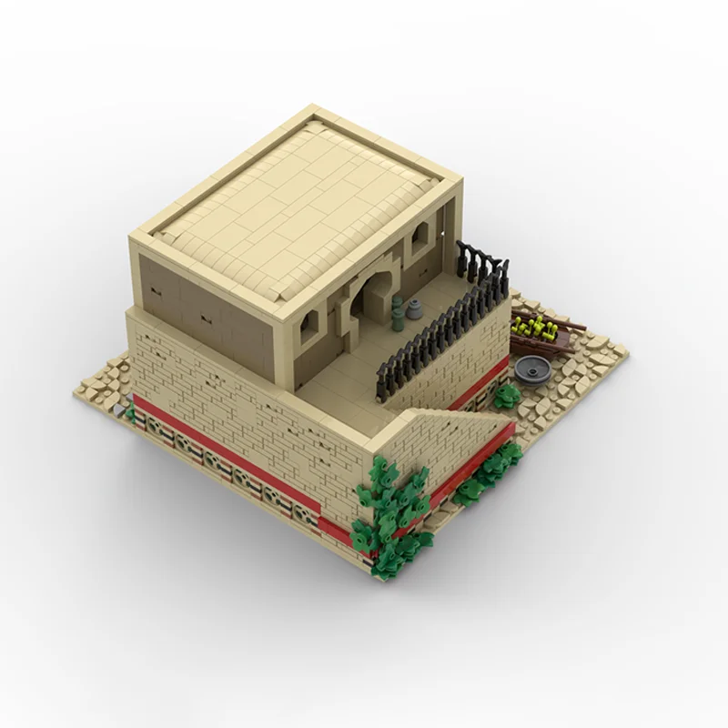 ตัวต่อ MOC Age Empires บ้านสไตล์ตะวันออกกลาง 2068 ชิ้น ของเล่นแบบประกอบเอง ของขวัญคริสต์มาส ไอเดียของเล่น DIY ตัวต่อเสริมพัฒนาการ ของขวัญวันเกิด