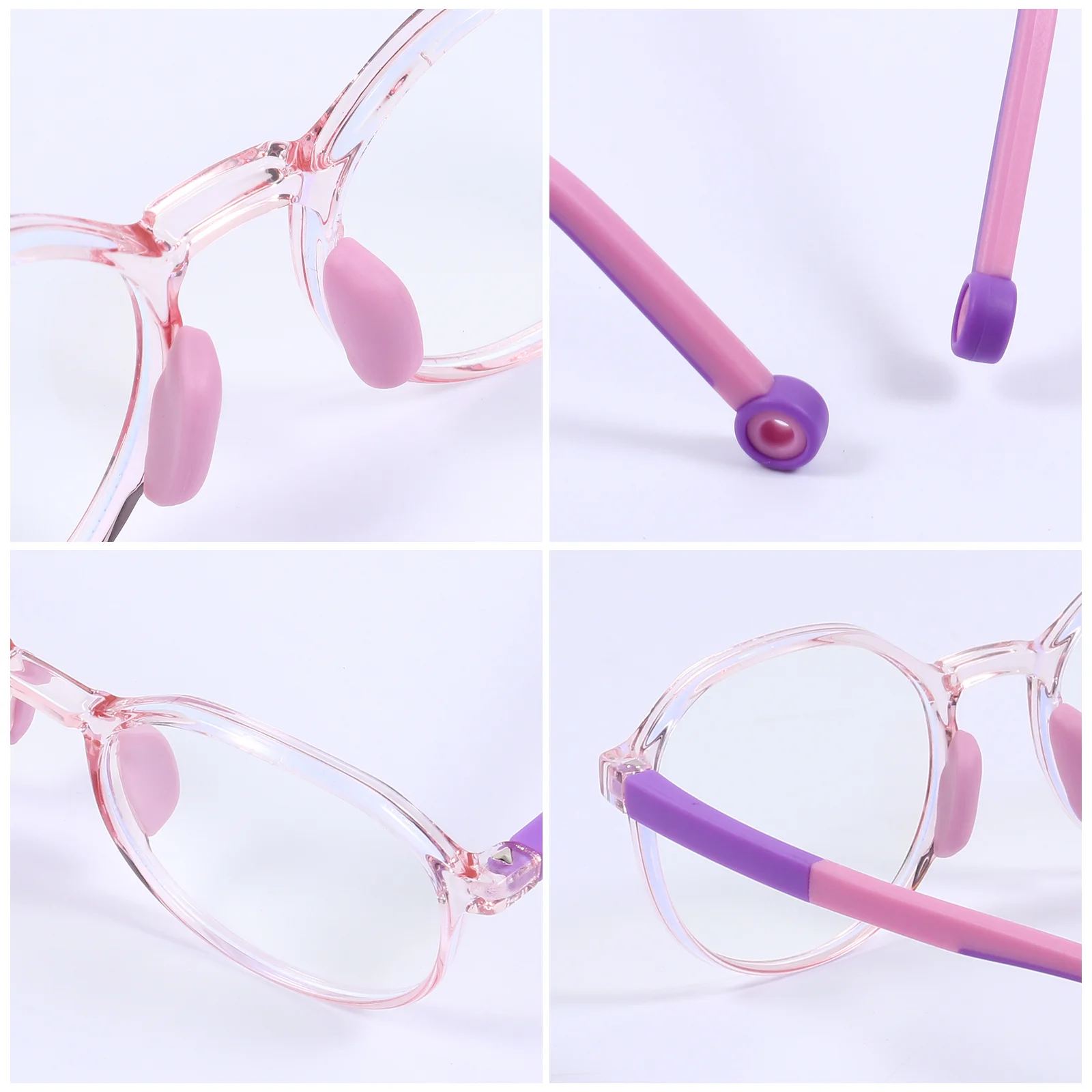 

Kids Anti-Blue Light Glasses Lightweight Bendable Frame Perfect for Protecting Eyes during Digital Device Time