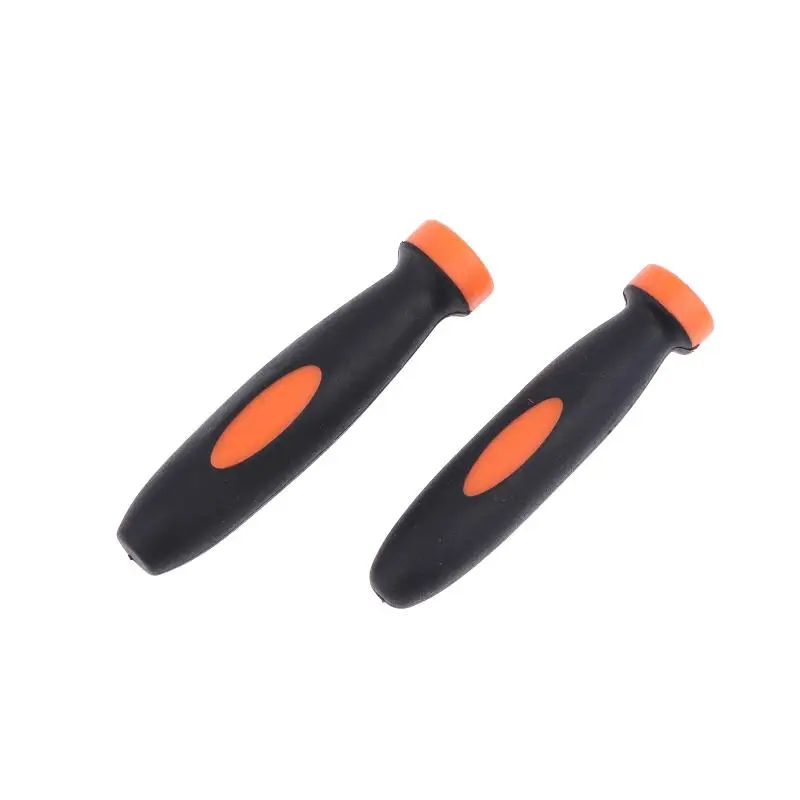 Replaceable TPR Rubber File Handles Ergonomic Nonslip Handgrip for Small Files Woodwork Repair Tools 10pcs