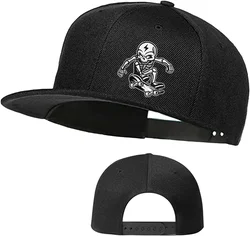 Aliens Skateboard Snapback Hats for Men Flat Bill Boys Adjustable Baseball Cap Fitted Hat Sunset Sun Hiking Outdoor Sports Hunt