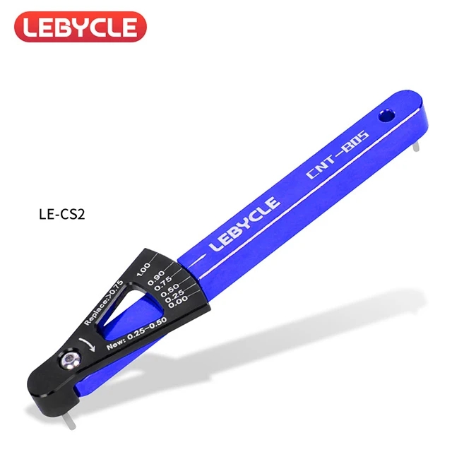 LEBYCLE 6-Farben Fahrradkette Verschleißanzeige Werkzeug Kettenglieder Checker MTB Rennrad Aluminiumlegierung Reparatur Präzise Werkzeuge