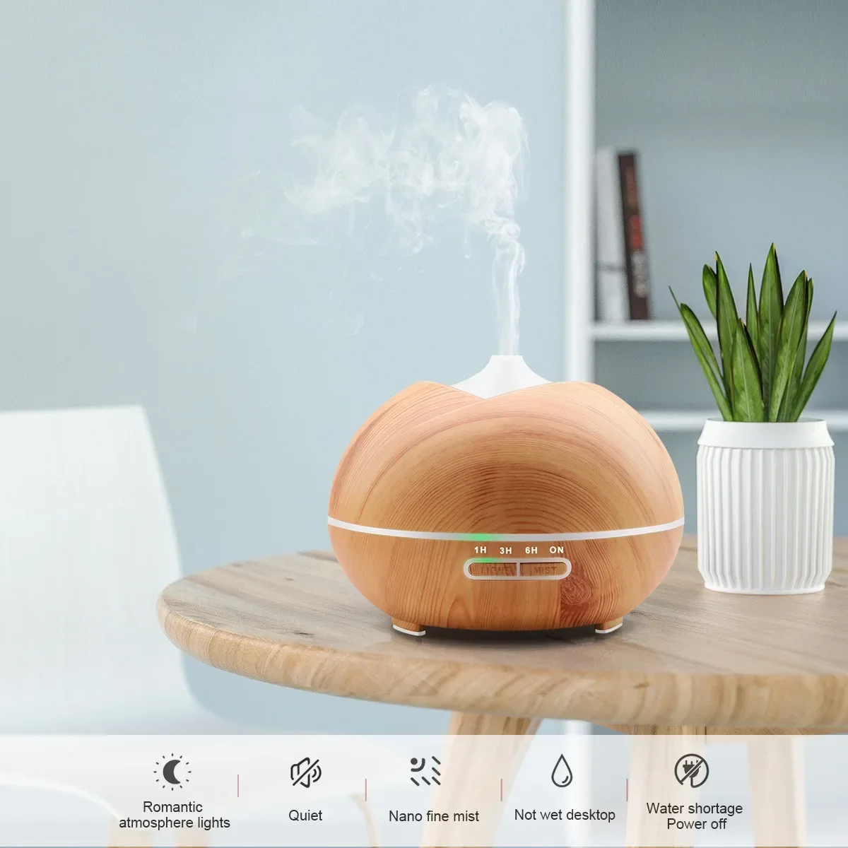 Remote Contr Air Spray Freshener Ultrasonic Nano Atomizer Bedroom Oil Diffuser Aroma Air Humidifier Repeated Wetting