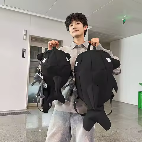 Cartoon Shape Outdoor Waterproof Travel Funny Kawaii Backpack Man Woman Large Capacity Lightweight School Bag