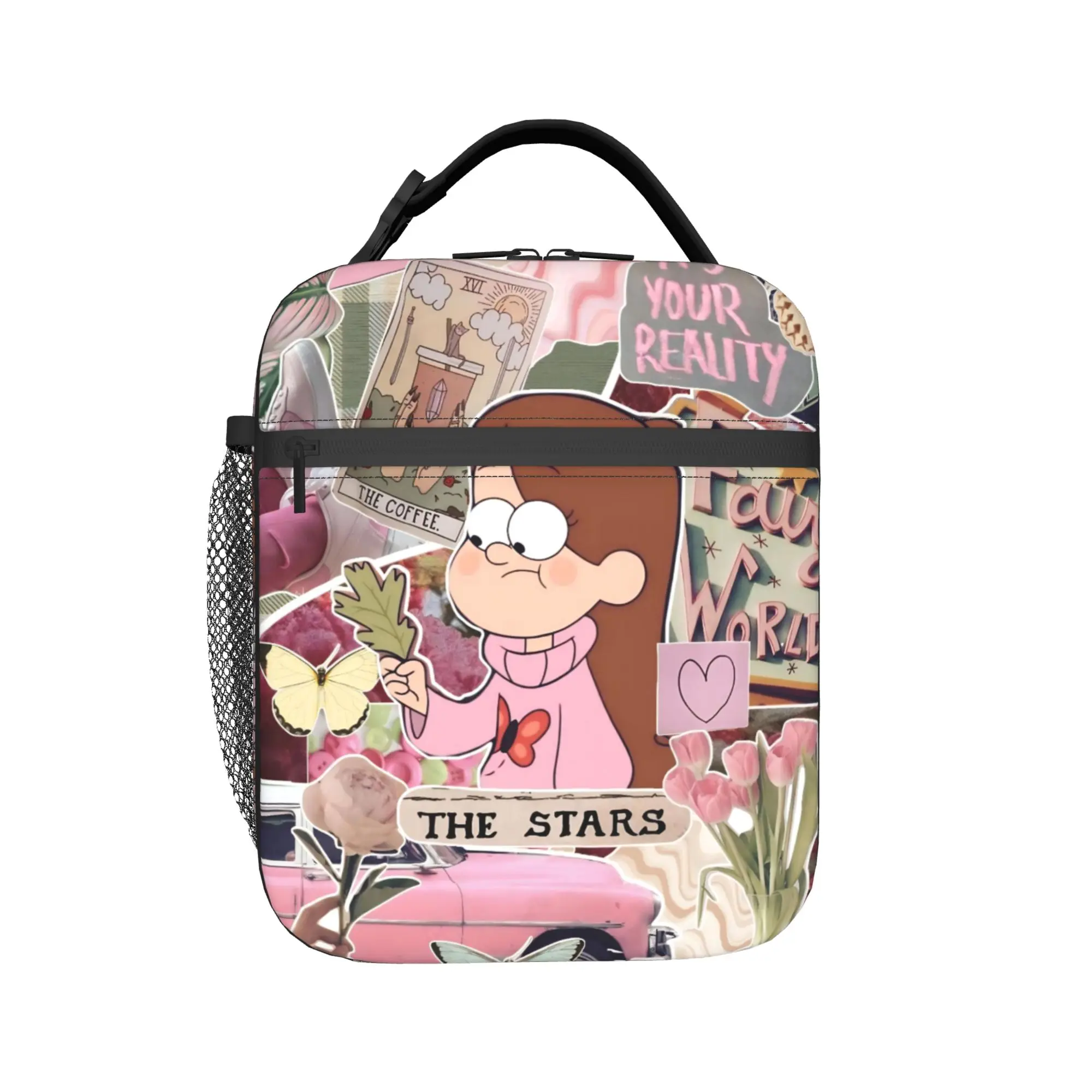 G-Gravity Falls Accessories Insulated Lunch Bag For Outdoor  Storage Food Boxes Portable Cooler Thermal Lunch Boxes