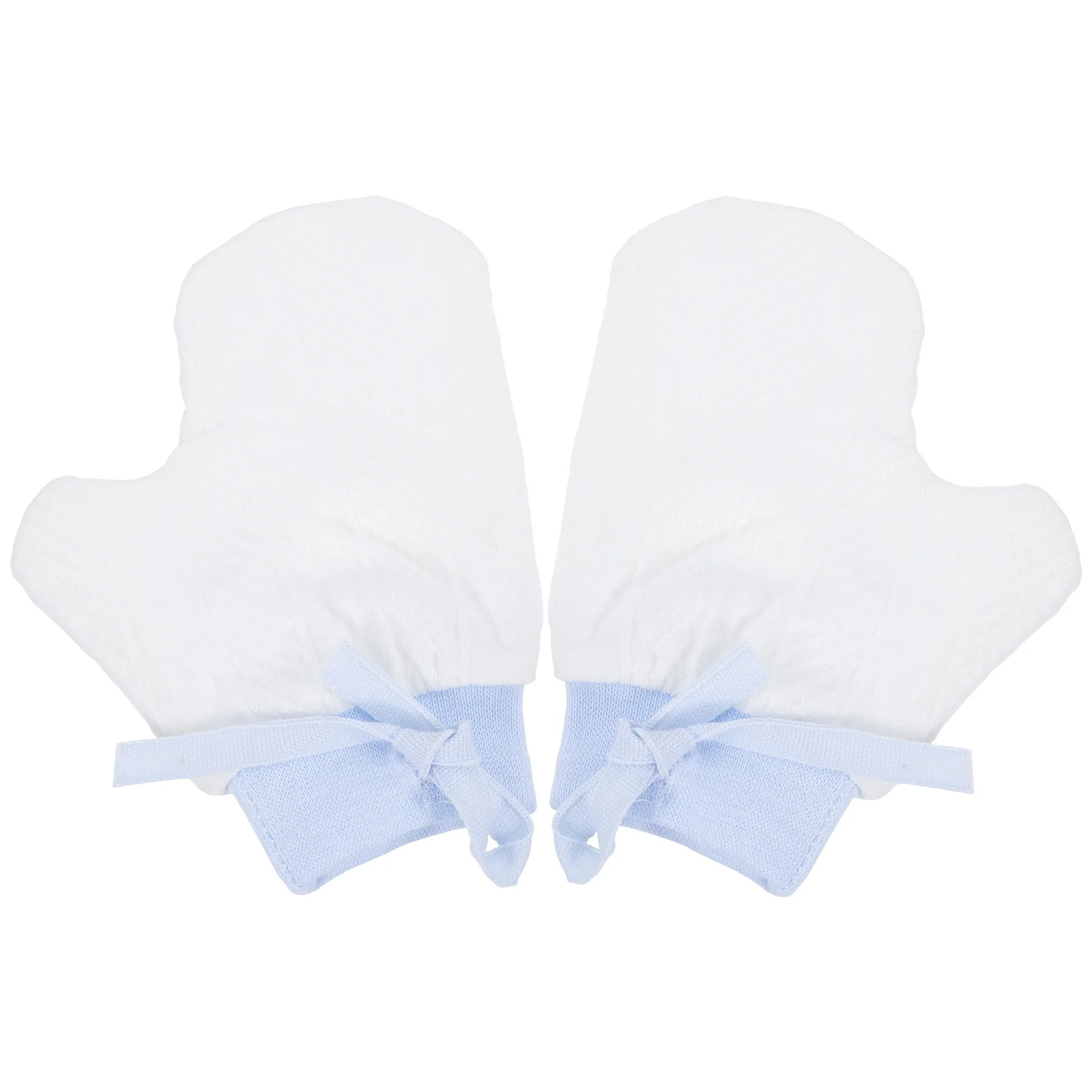 

1Pair Baby Mittens Anti-Scratch Stop Finger Sucking Gloves Adjustable Breathable Newborn Hand Protector for Infant 0-12 Months