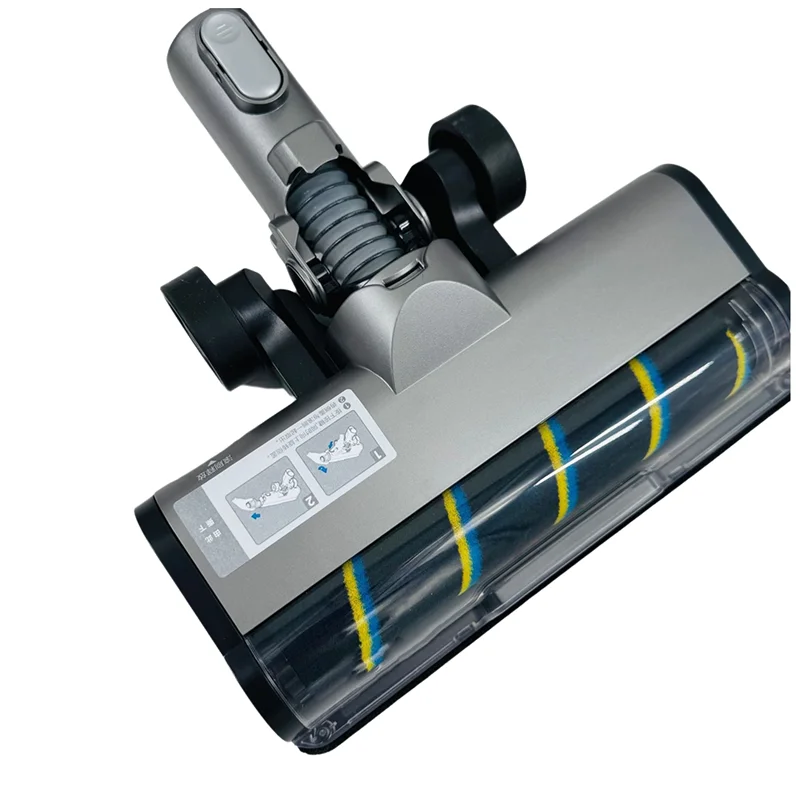 Elektrischer Bodenbürstenkopf mit LED-Staublicht für Midea P7/P7MAX/P7FIEX/Z7 Complete/Q3/Q8/V5/VSS5800/VSS7700 Ersatz Parta52q