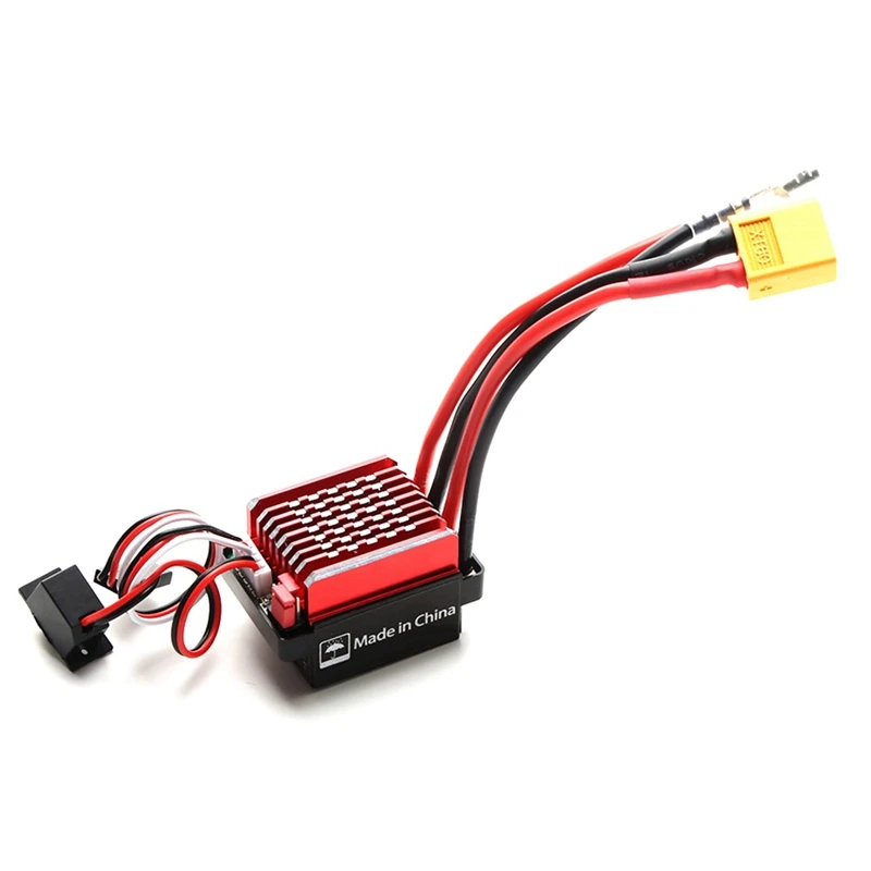 60A Brushed Dual Way ESC Speed Controller Forward Reverse Brake For 1/10 RC Crawler Tamiya Axial Scx10 Traxxas TRX4