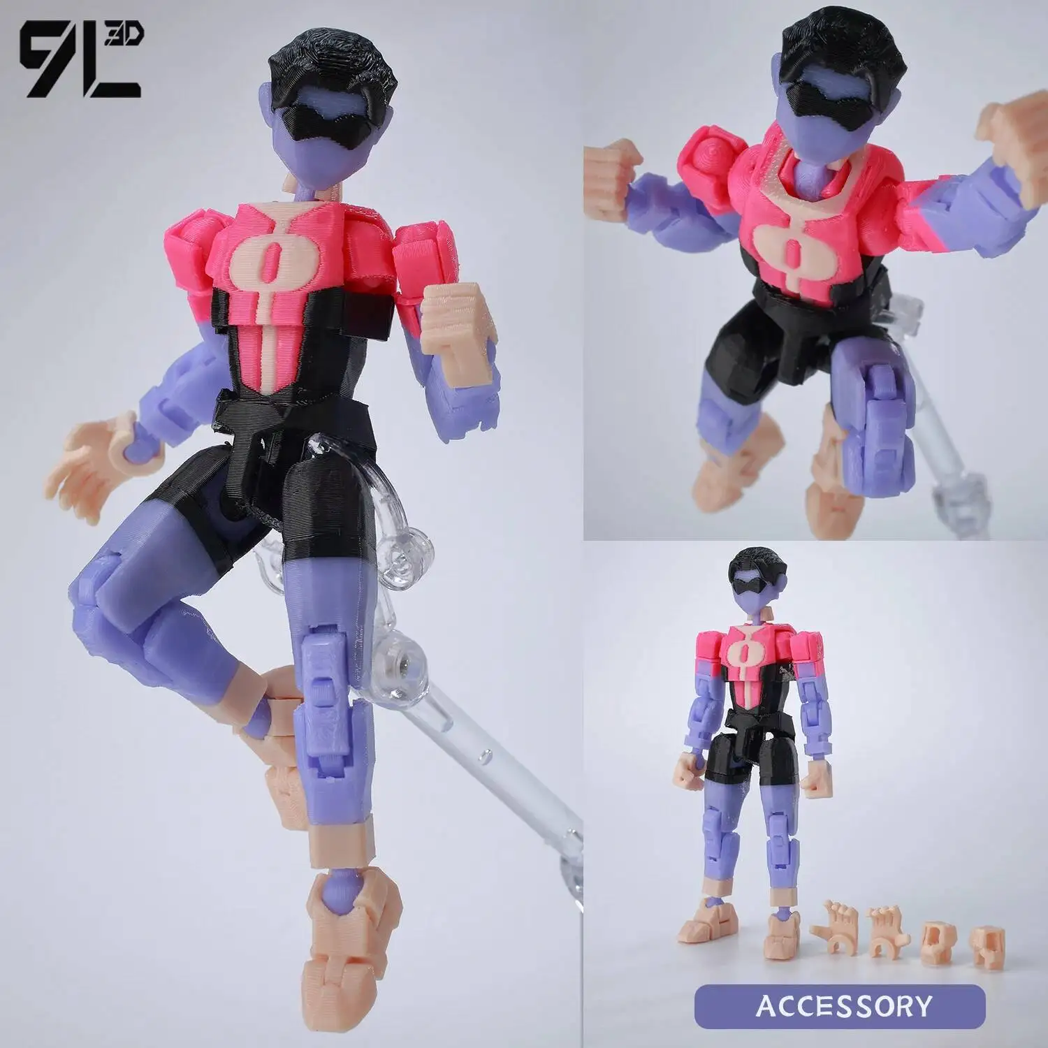 9L3D Gedrukt Superhelden Invincible 2.0 Anime Multi-Jointed Shapeshift Speelgoed Actiefiguren Mannequin Model Ornamenten Geschenken