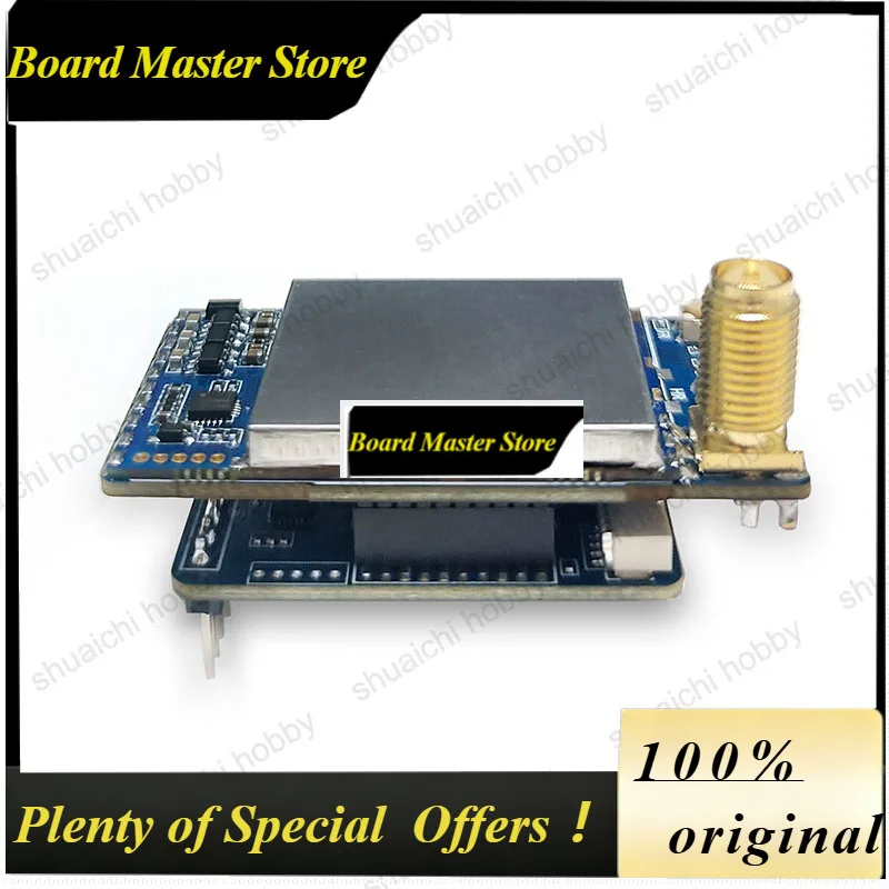 BoMaS1Set VRX-75D FPV Goggles CVBS Video Input Module 7.2GHz Receiver 1.3-0.7V RSSI Output W 2.5mm Headphone Jack/2.54mm Pin Hea