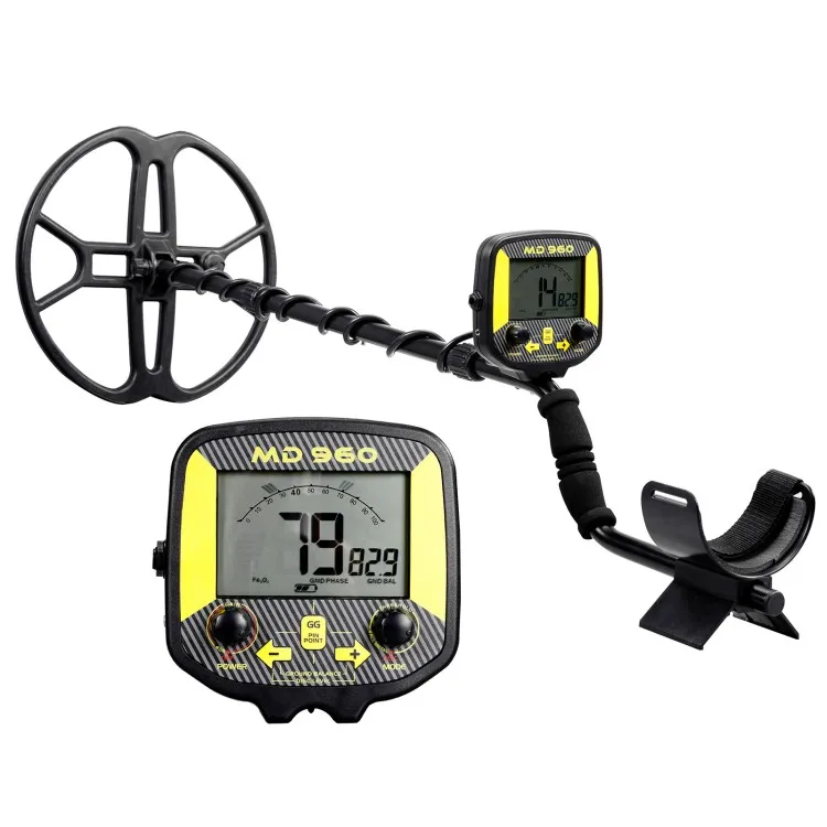 

MD960 13 Inch Handheld Metal Detector Easy Installation High Sensitivity High Accuracy Metal Detecting Tool Jewelry Treasure Un