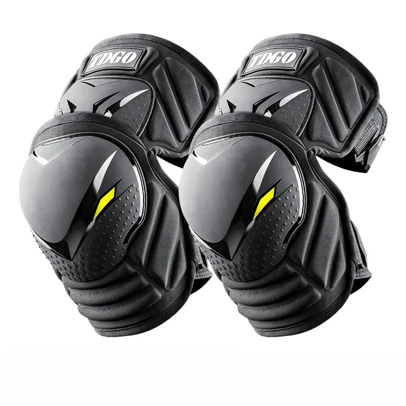 Motorcycle Knee Pad Elbow Protective Combo Knee Protector Equipment Gear Outdoor Sport Motocross Knee Pad Ventilate Four Season