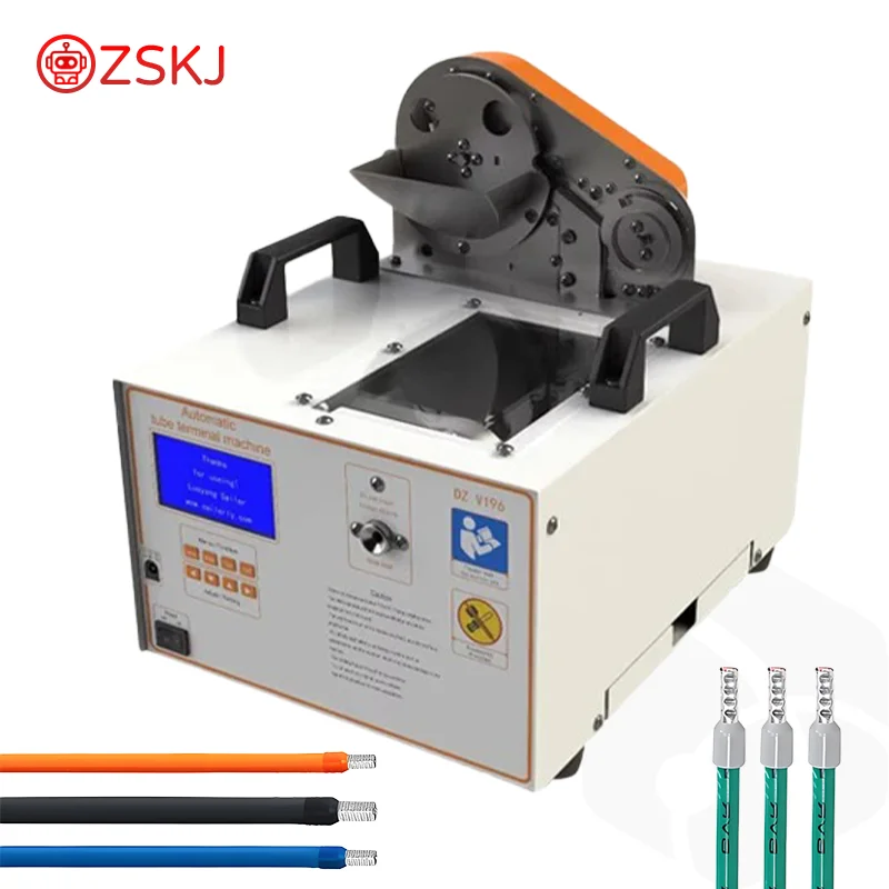 

Automatic Tube Terminal Crimping Machine 0.5/0.75/1.0/1.5/2.5 European Pin Tube Type Terminal Stripping Playing Terminal Machine