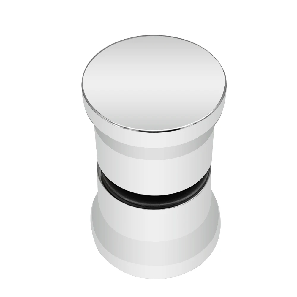 Handle HandlDoor Knob Bathroom Door Replacement Handle Chrome Plastic Handle Silver Wine Cabinet Handle Shower Glass Door Pulls view 5