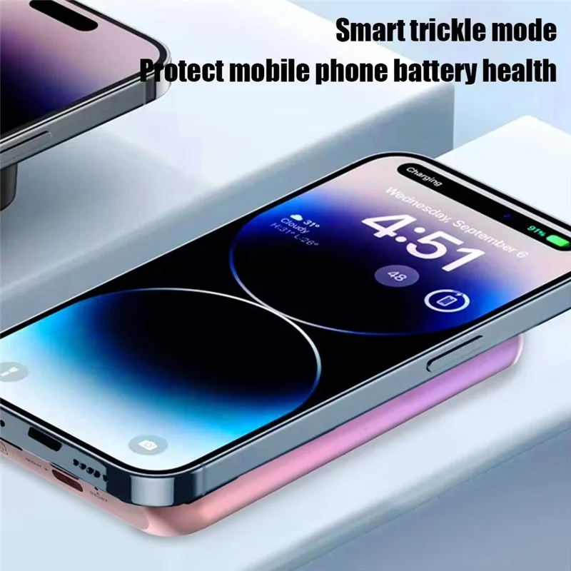 

Wireless Charging Game Console Ips Game Console MP3 Consoles Screen Housing Black-[A49T]