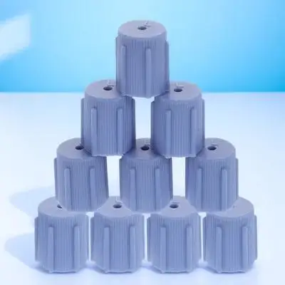 

10Pcs Automotive Air Conditioning Valve Caps Durable Leakproof Replacement for Car Ac Maintenance High Low Pressure Port Covers