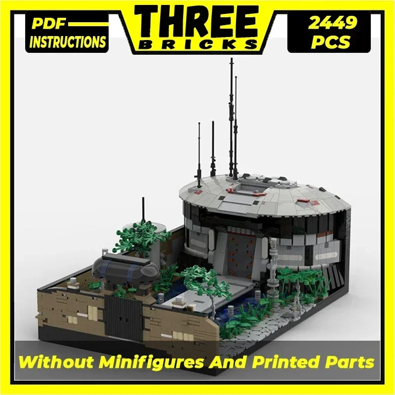 

Звездная модель фильма Moc, строительные кирпичи, хранитель космоса, эпопическая дуэль, технология, модульные блоки, подарки, рождественские игрушки, наборы «сделай сам», сборка