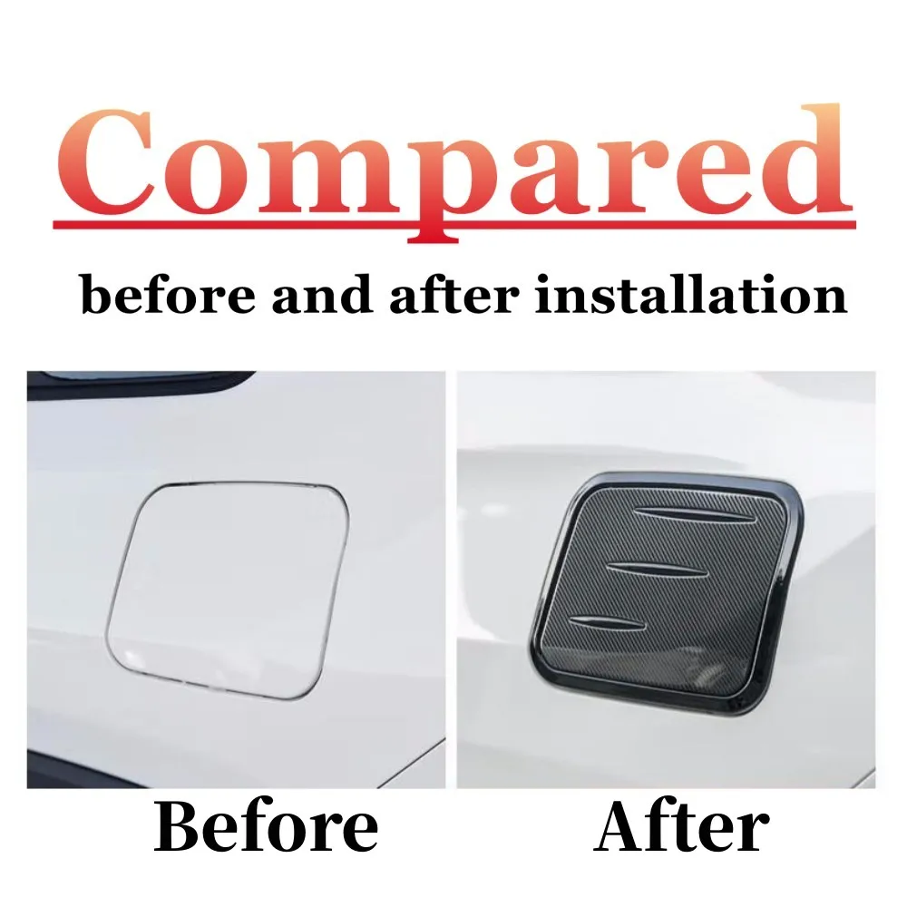 For Toyota RAV4 XA50 2019 2020 2021 2022 2023 RAV 4 Hybrid ABS Car Fuel Tank Cover Oil Cap Trim Sticker Decoration Accessories