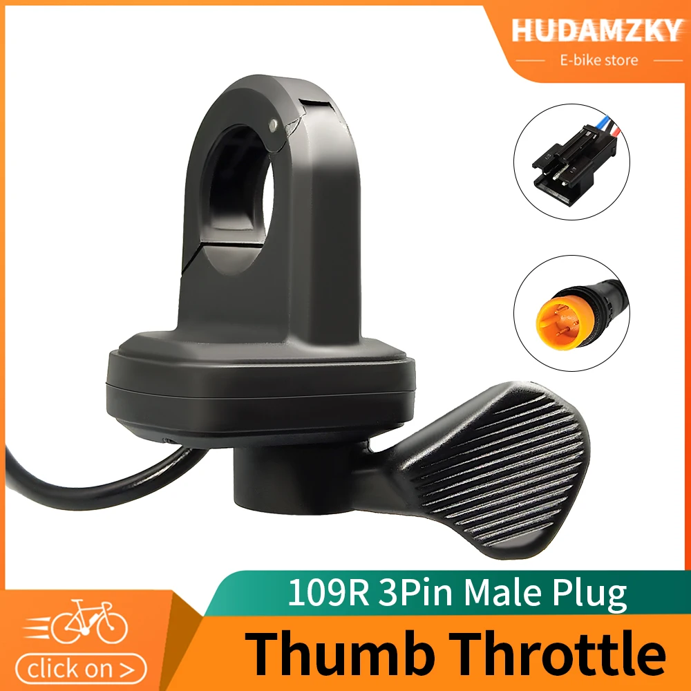 Accélérateur Pouce Pour VAE – 24V à 72V, Connecteur 3 Broches étanche