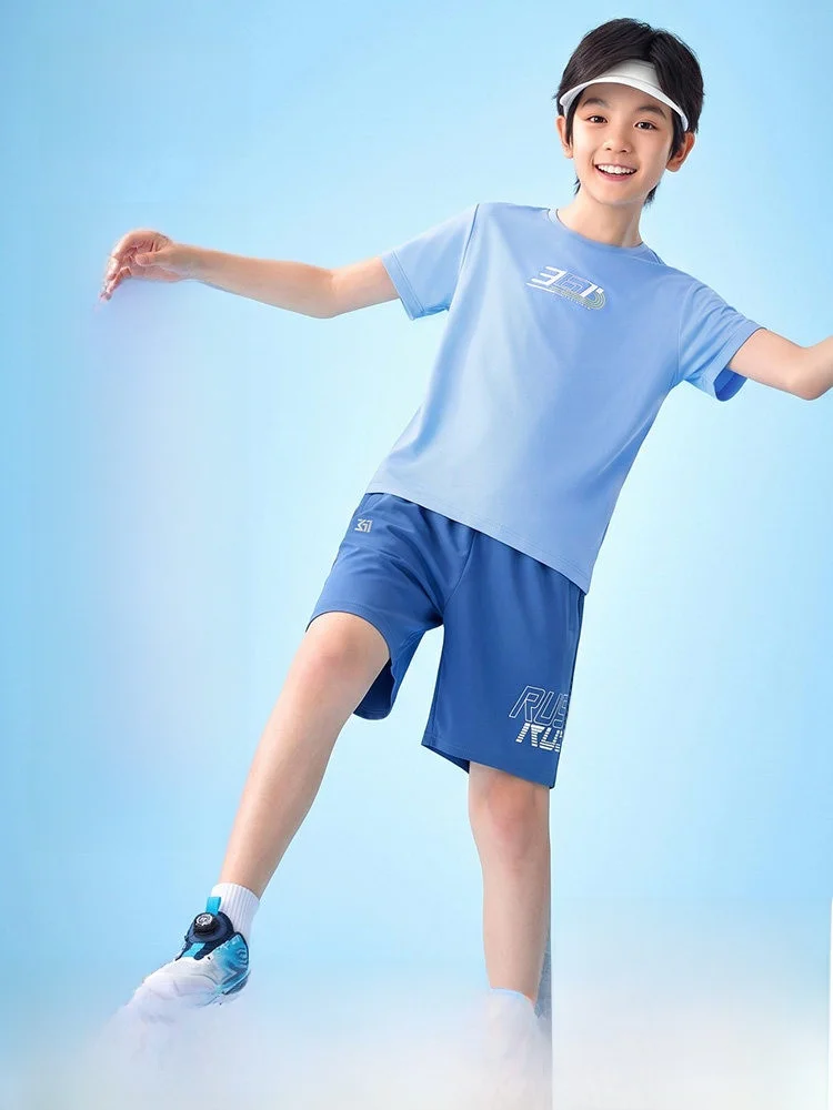 361-degree-kids-sports-set-ice-silk-quick-dry-short-sleeve-t-shirt-shorts-set-for-boys-and-girls-summer-collection