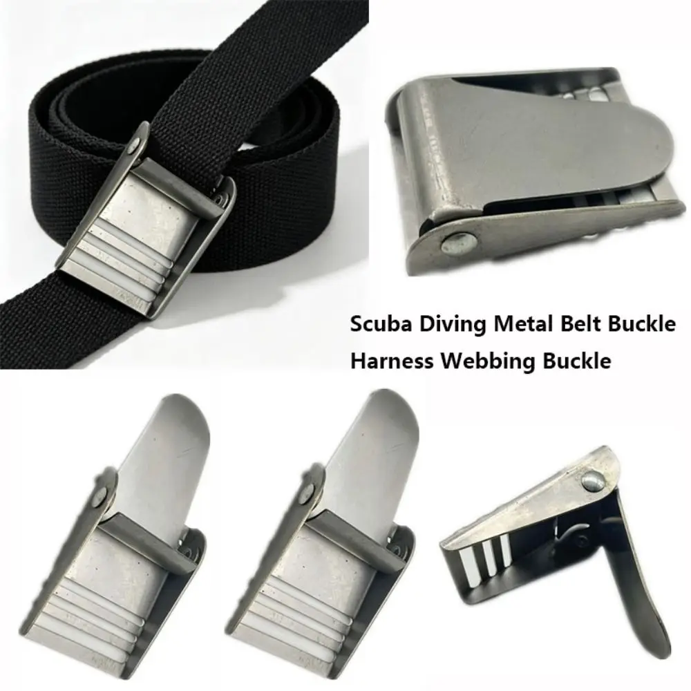 Metal Scuba Diving Color Weight Belt Buckle Wire Drawing Process With Electroplating Quick-release Buckle Inner Diameter 50mm
