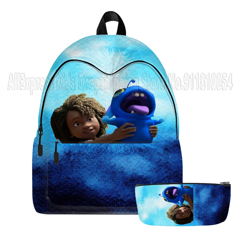 2pcs The Sea Beast Children School Bags with Pen Case Cartoon Backpacks Kids Teens Schoolbag Girls Boys Backpacks