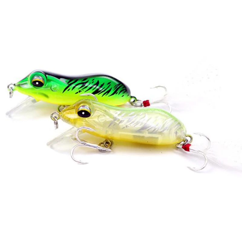 JYJ 5.5cm 10g superficie albero rana esca esca, artificiale crankbait esca galleggiante per bass snakehead crappie trota e pesce soleggiato