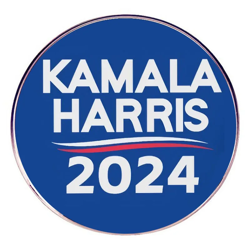 Kamala Harris 2024 Enamel Pins Cat Ladies American President Election Lapel Badge Brooch Decoration Jewelry