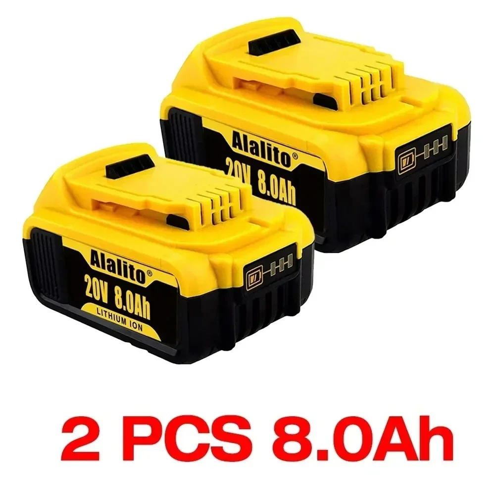 

NEW Battery Compatible with dewalt power Tools 18V 8Ah rechargeable electric tool Lithium batteries 20V 18Volt 18v 5Ah 6Ah 8Ah