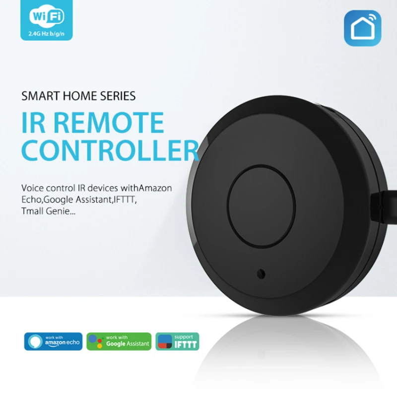 Fácil configuración Control remoto Ir Control por voz Wifi Control sin esfuerzo conveniente hogar inteligente controlador Universal control remoto infrarrojo