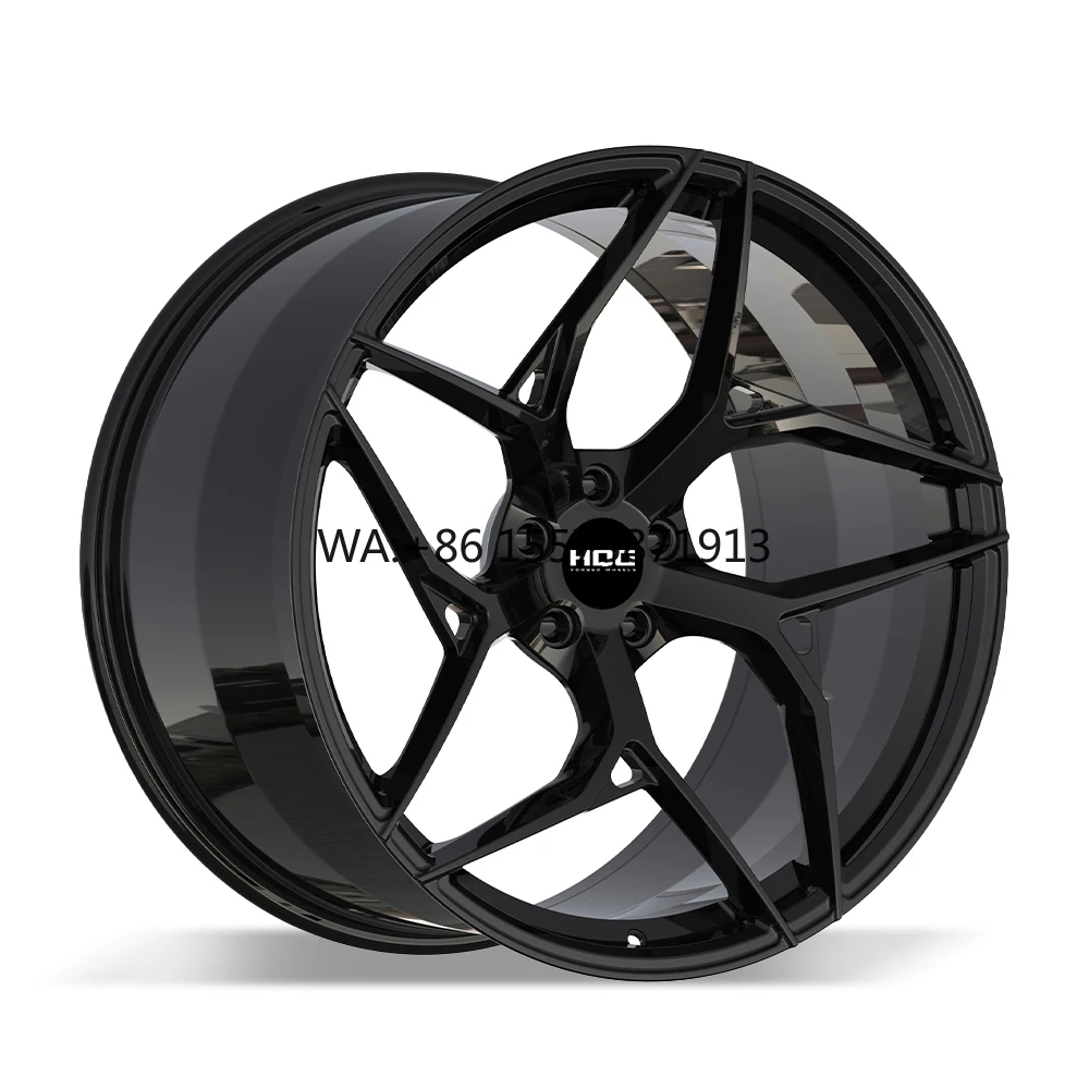 

Кованые моноблочные диски HQG, глянцевые черные, из алюминия 6061-T6, люксовые легкосплавные диски для легких вогнутых кованых колес 18-24 дюйма